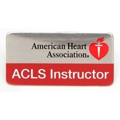 AHA ACLS Instructor Label Pin