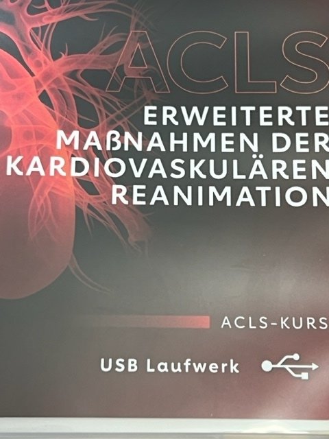 AHA ACLS Support Videos auf USB Deutsch