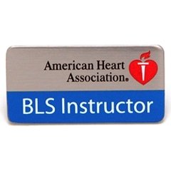 AHA BLS Instructor Label Pin